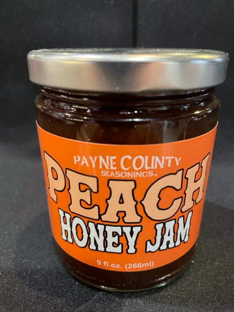 Payne County Peach Honey Jam